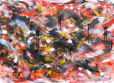 Original Abstract Paintings by Cecilia Valente