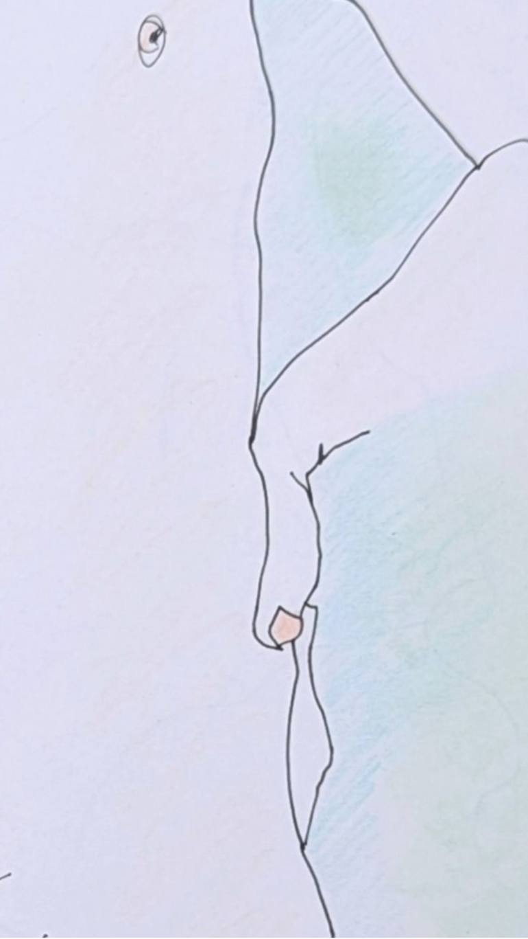 Original Contemporary Nude Drawing by Jo Hendricks