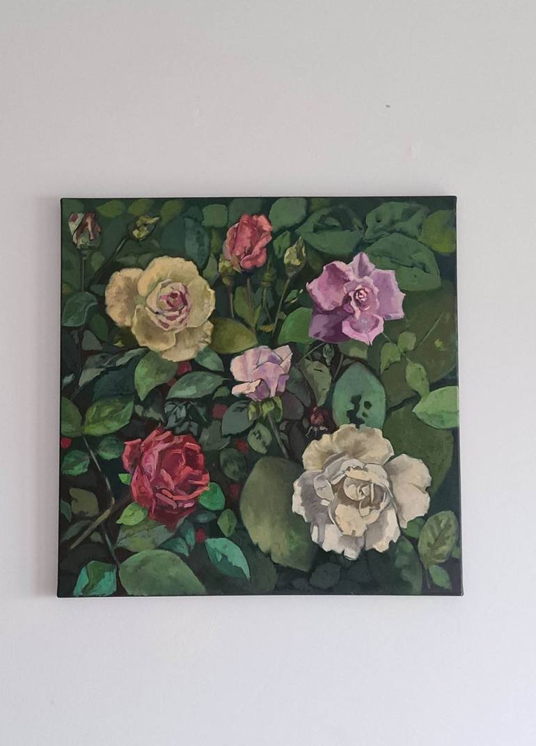 Original Realism Floral Painting by Antonia Ionescu