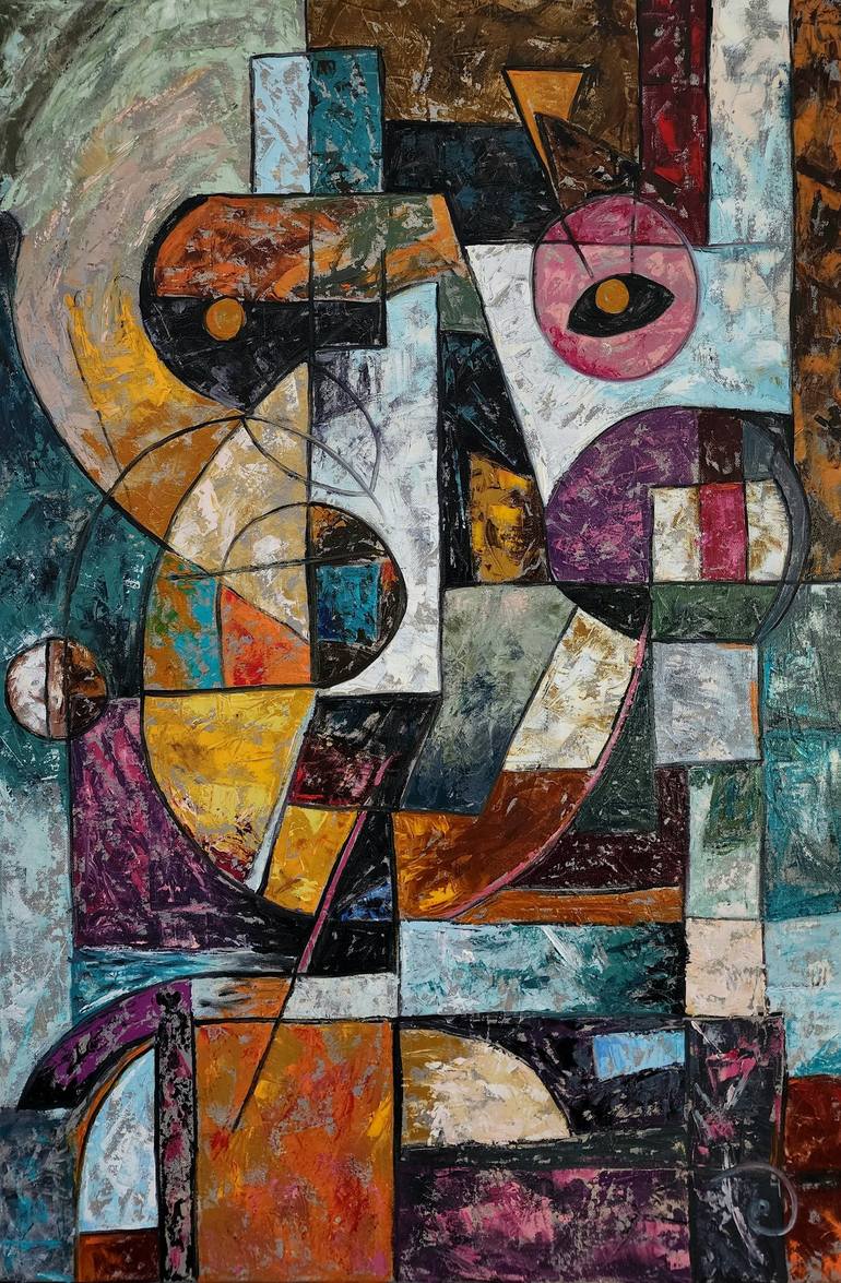 Print of Abstract Expressionism Abstract Paintings by Manu Fine Art