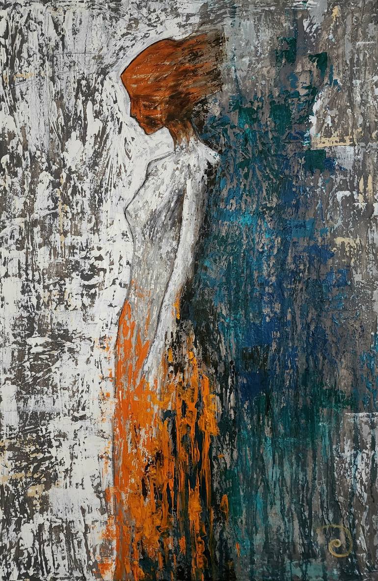 Print of Abstract Expressionism People Paintings by Manu Fine Art