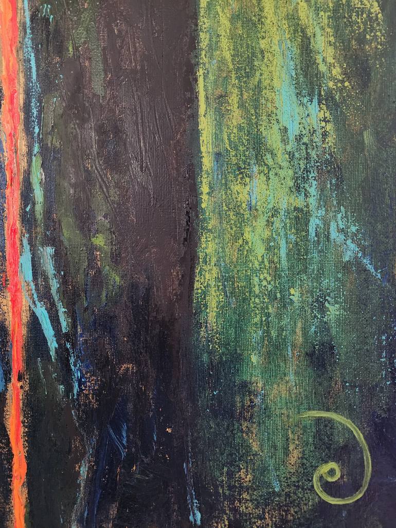 Original Abstract Women Painting by Manu Fine Art