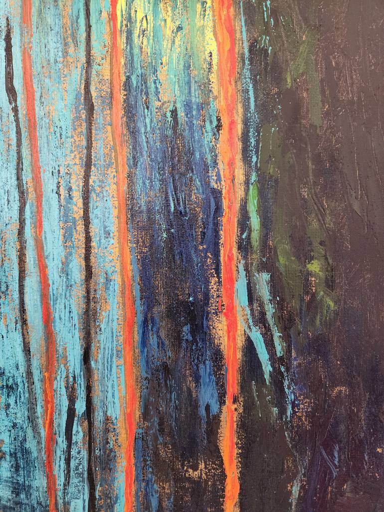 Original Abstract Women Painting by Manu Fine Art