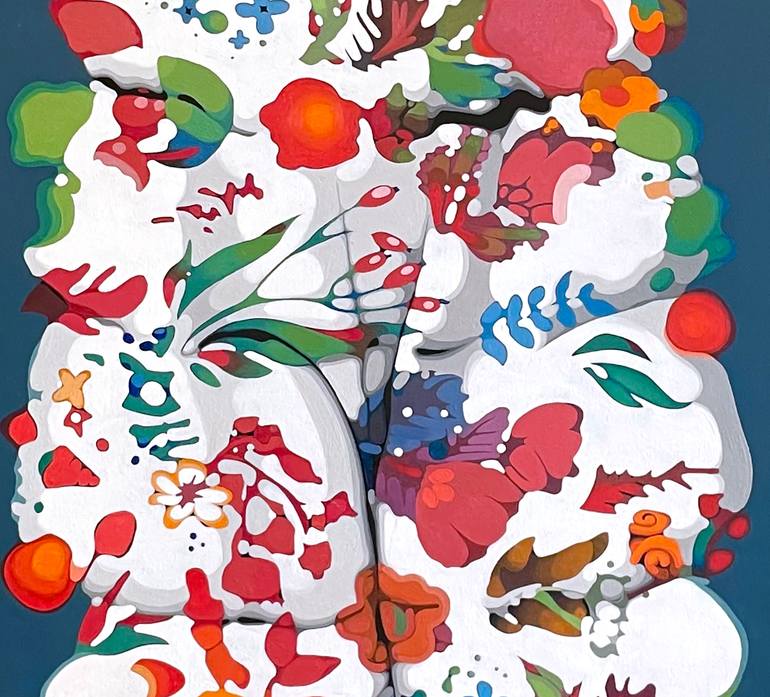 Original Figurative Children Painting by Julie Rami