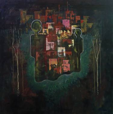Print of Expressionism Abstract Paintings by Sanjaya Gunarathna