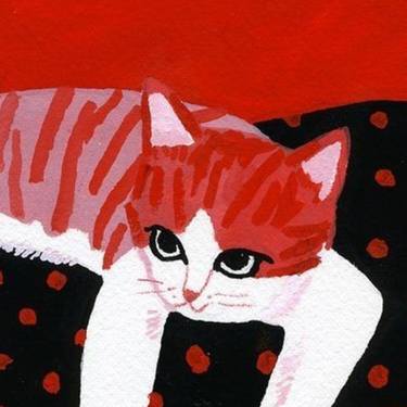 Print of Realism Cats Paintings by Sofia Motrenko