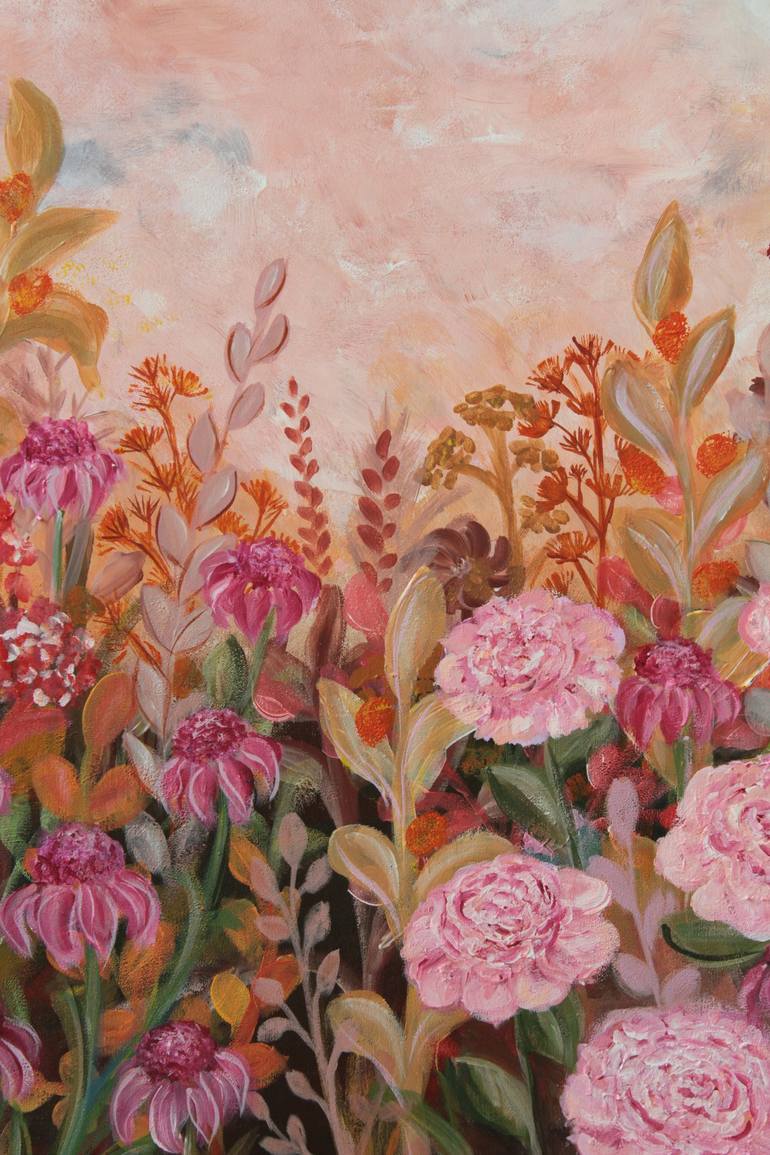 Original Floral Painting by Todor Izabella