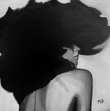 Original Black & White Women Paintings by Mariana Scanholato