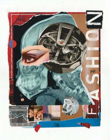 Original Conceptual Abstract Collage by James Wimberg