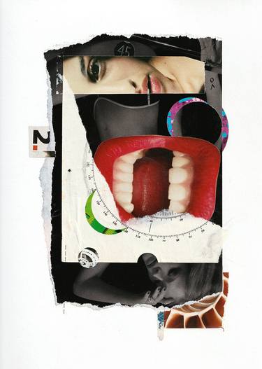 Original Abstract Collage by James Wimberg