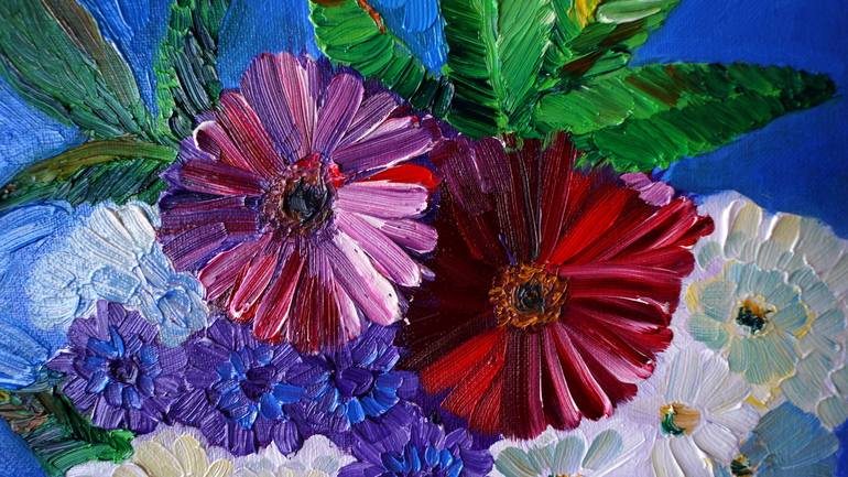 Original Impressionism Still Life Painting by Michel Cruz-Garcia