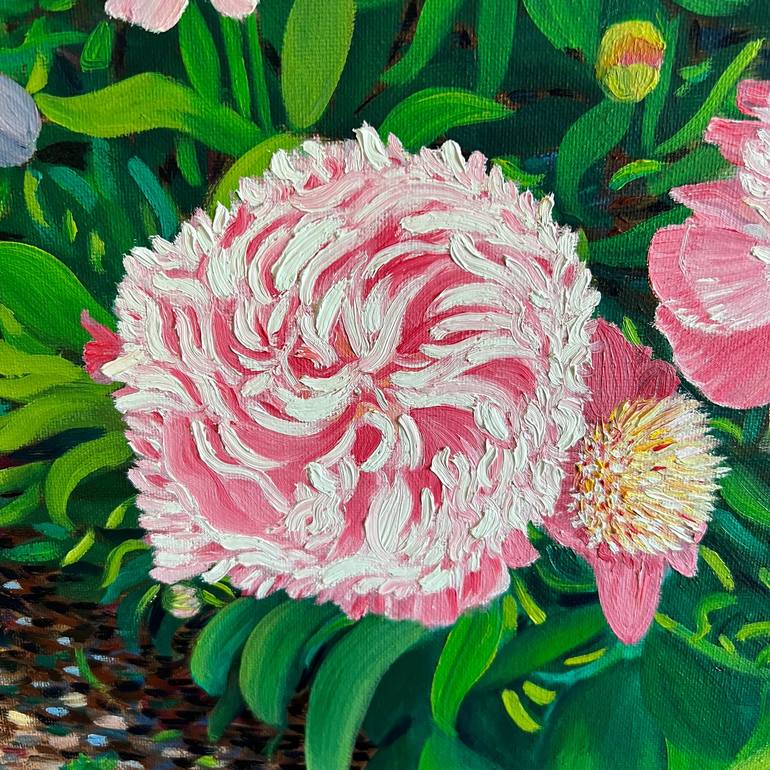 Original Floral Painting by Michel Cruz-Garcia