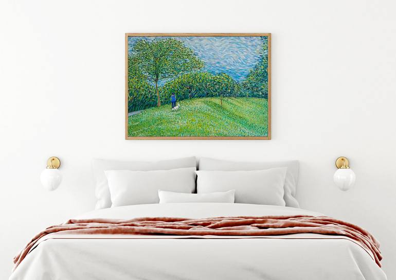 Original Landscape Painting by Michel Cruz-Garcia