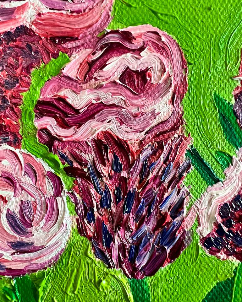 Original Contemporary Floral Painting by Michel Cruz-Garcia