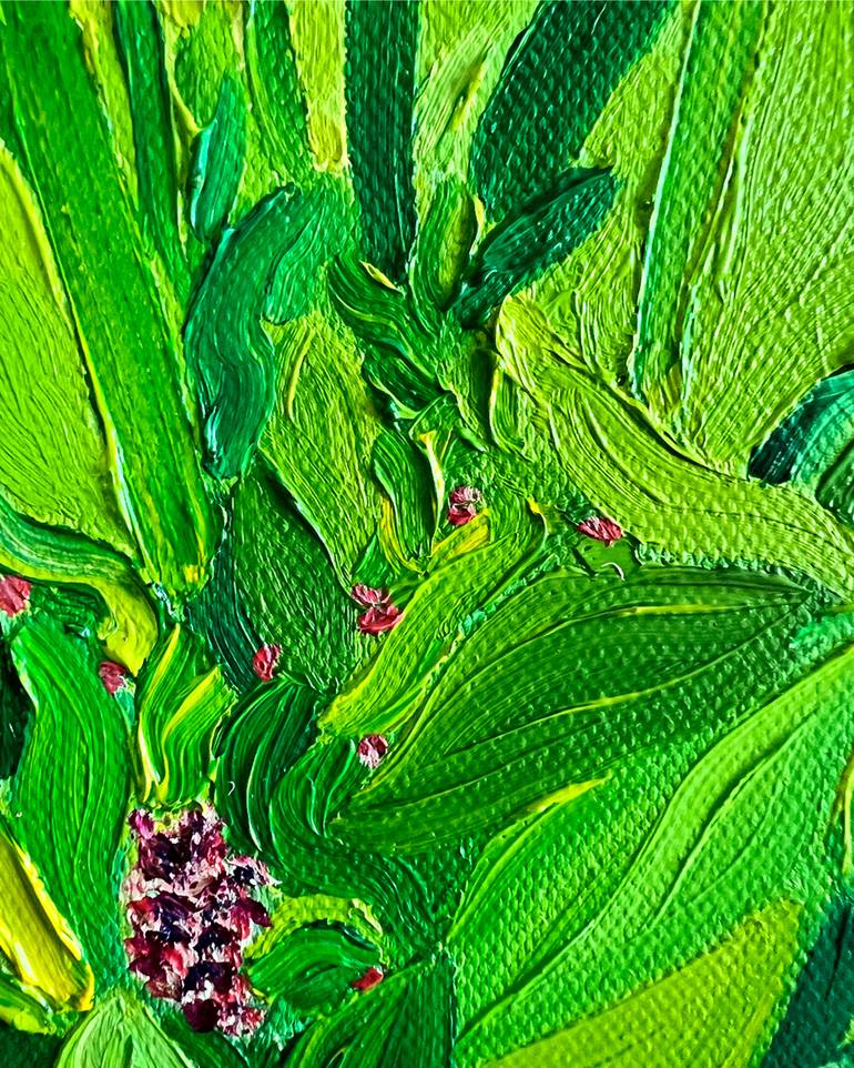 Original Contemporary Floral Painting by Michel Cruz-Garcia