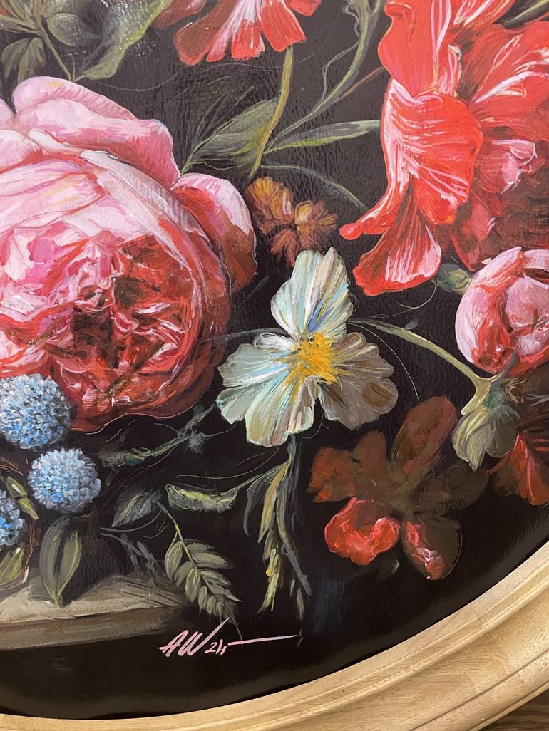Original Floral Painting by Amirata Winter
