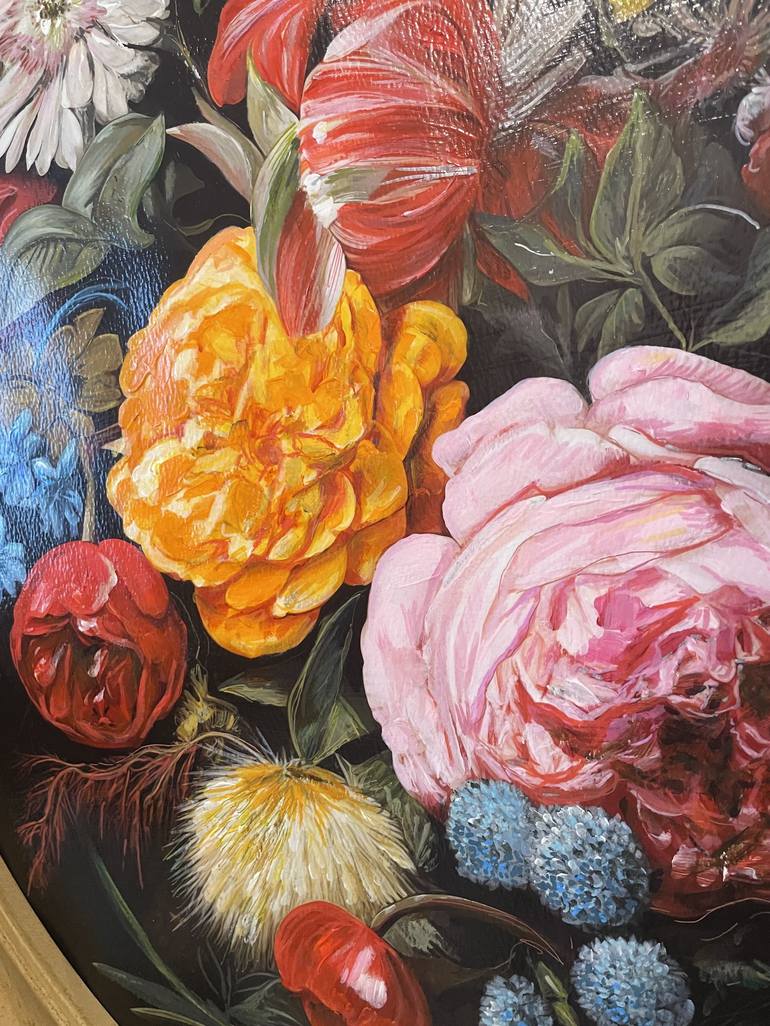Original Realism Floral Painting by Amirata Winter