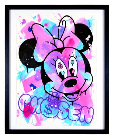 Original Pop Art Cartoon Mixed Media by Chosen Art