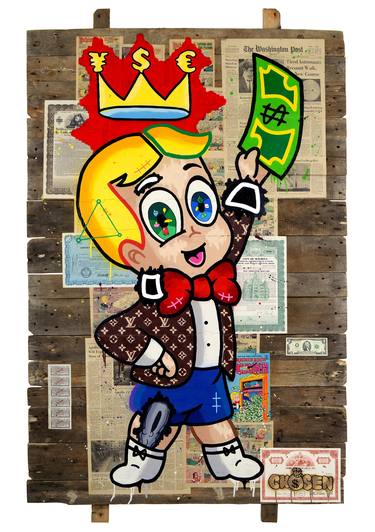 Print of Cartoon Mixed Media by Chosen Art