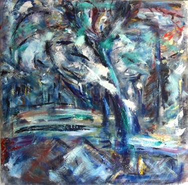 Original Expressionism Landscape Paintings by yvonne jones