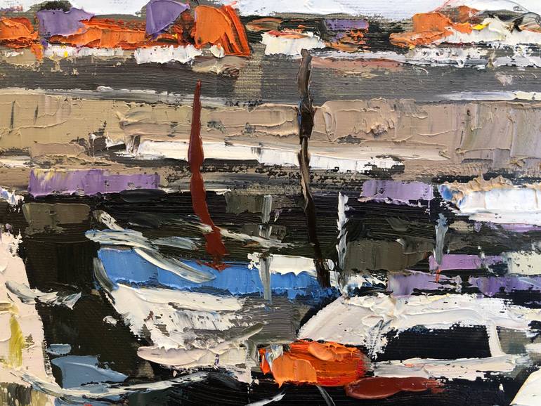 Original Expressionism Landscape Painting by Romi Kallco