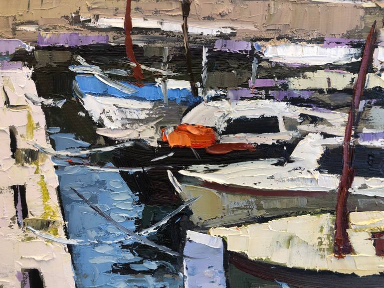 Original Expressionism Landscape Painting by Romi Kallco