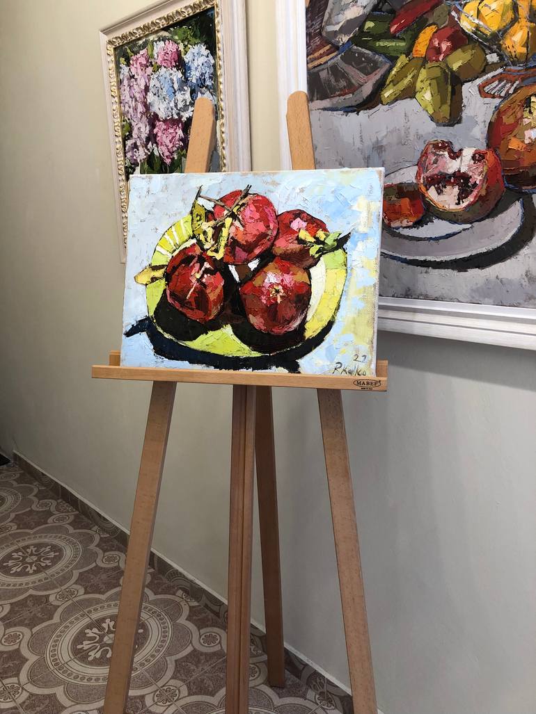 Original Expressionism Still Life Painting by Romi Kallco