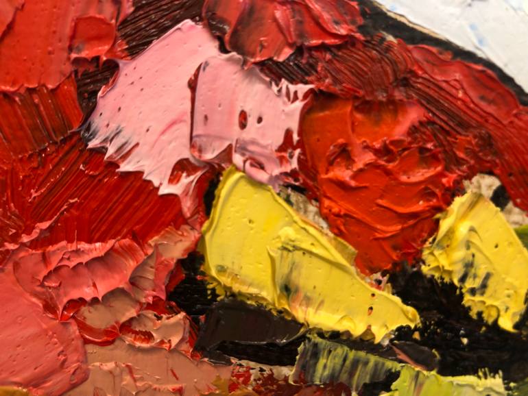 Original Expressionism Still Life Painting by Romi Kallco