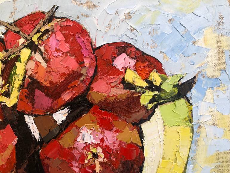 Original Expressionism Still Life Painting by Romi Kallco
