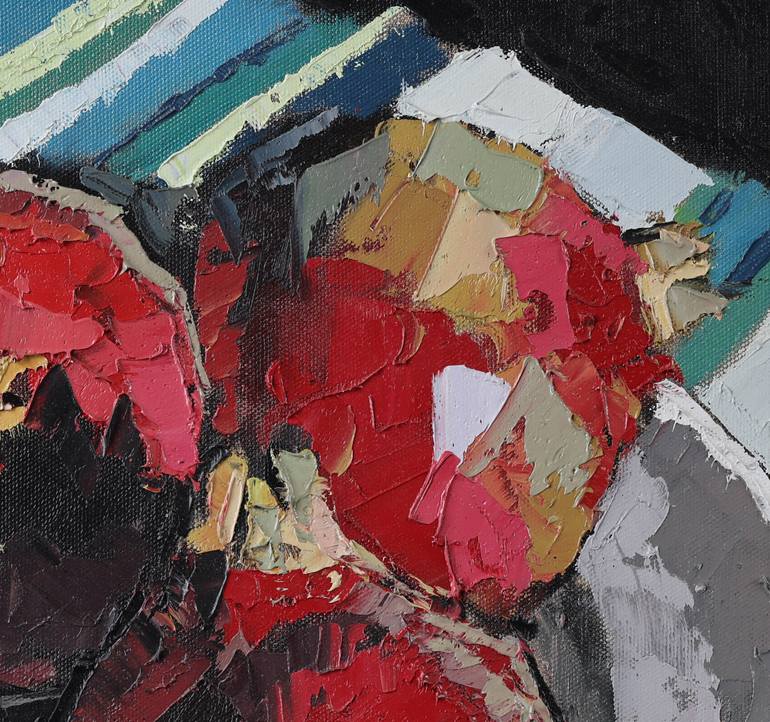 Original Expressionism Still Life Painting by Romi Kallco