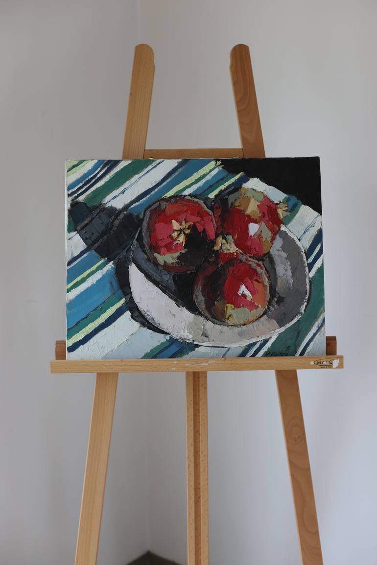 Original Expressionism Still Life Painting by Romi Kallco