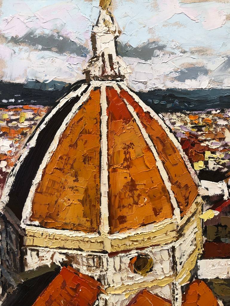 Original Expressionism Landscape Painting by Romi Kallco