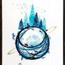 Everdream Framed Original Landscape by Em Campbell