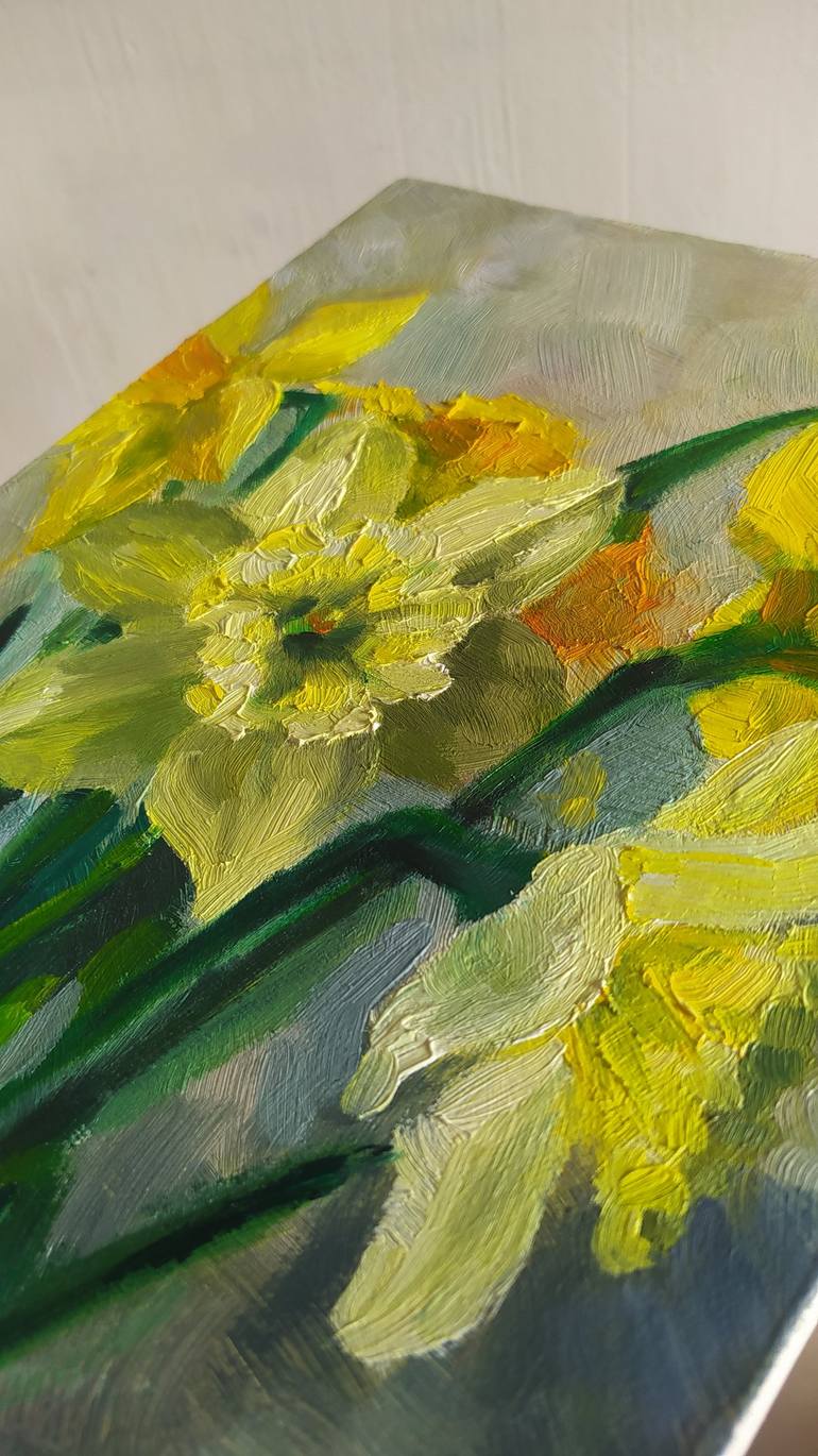 Original Impressionism Floral Painting by Natalie Radchuk