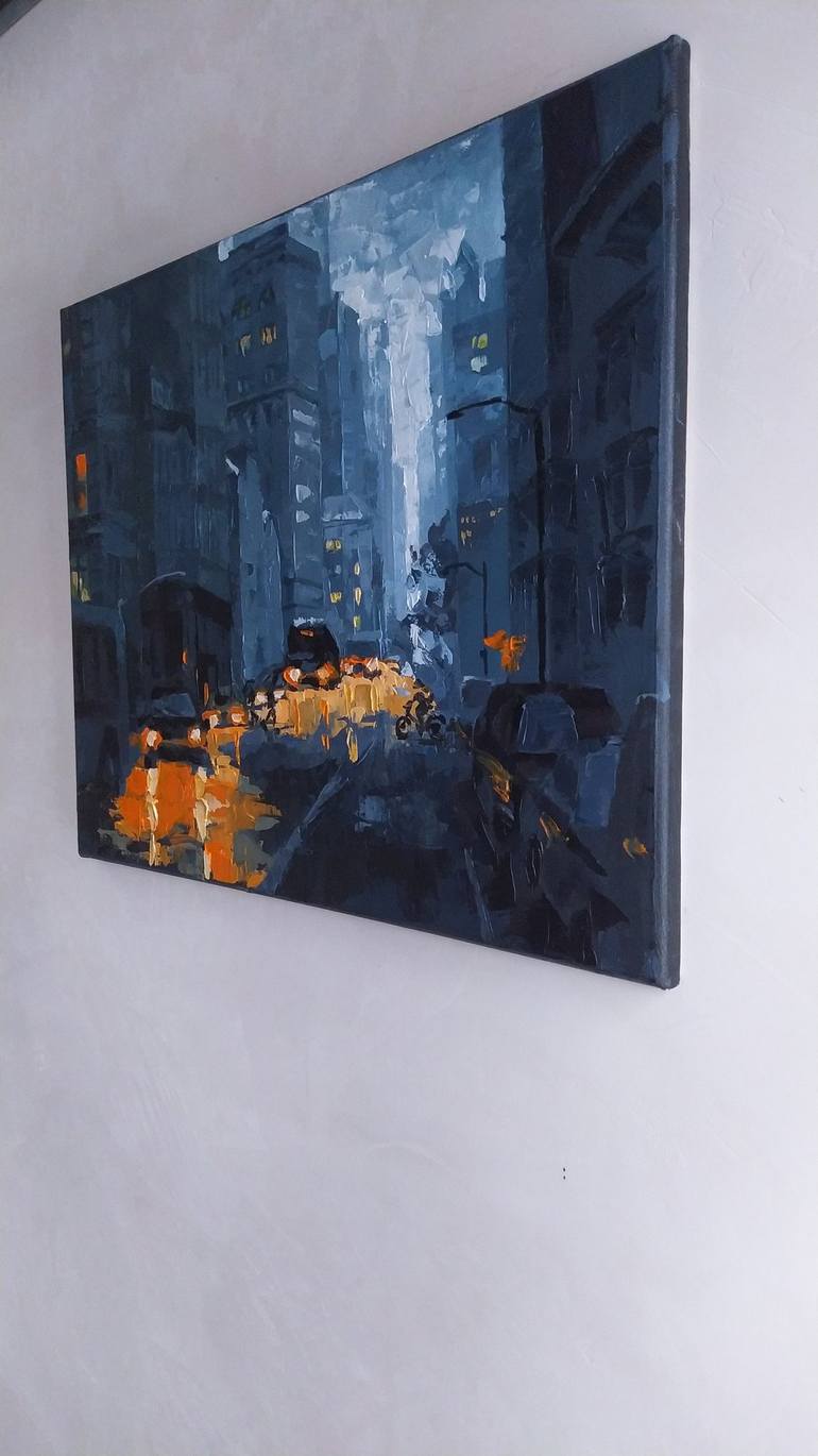 Original Impressionism Cities Painting by Natalie Radchuk