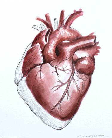 the human heart painting