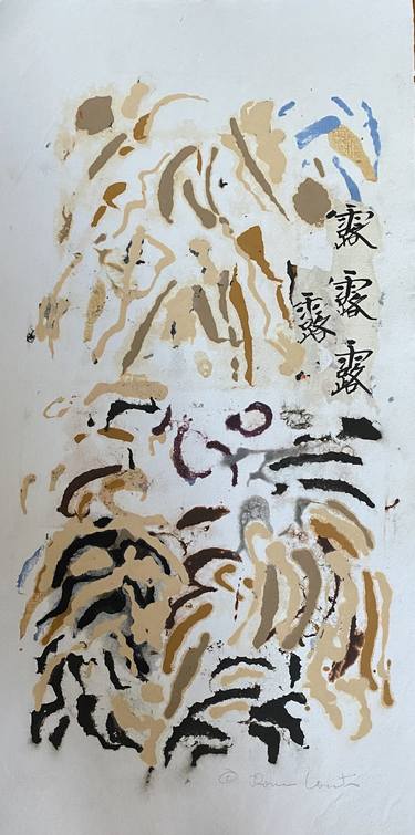 Original Abstract Calligraphy Paintings by Rona Conti
