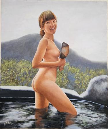 Original Figurative Nude Paintings by NICK BONOVAS