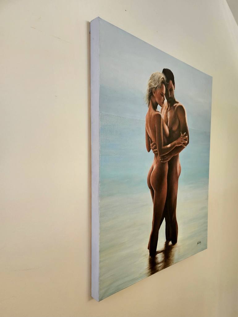 Original Nude Painting by NICK BONOVAS