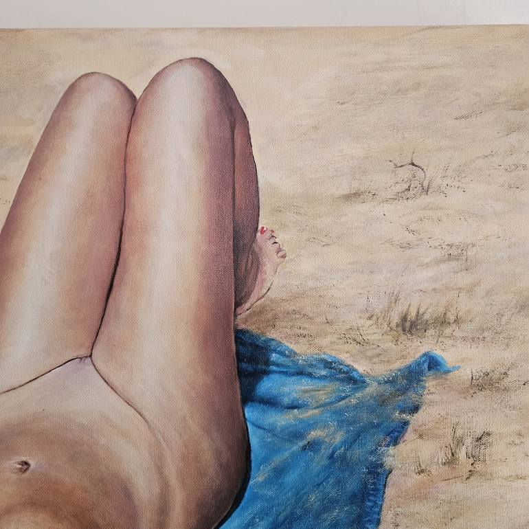 Original Nude Painting by NICK BONOVAS