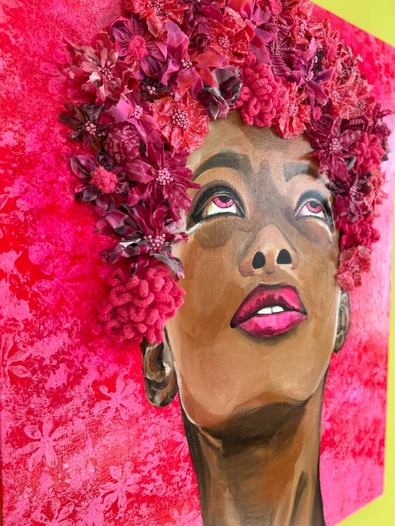 Original Contemporary Women Mixed Media by Ghia Haddad