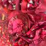 Symphony in Red, handmade flowers detail