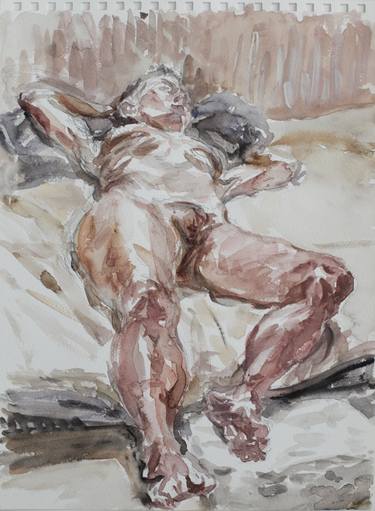 Original Figurative Nude Paintings by Slawek Gora
