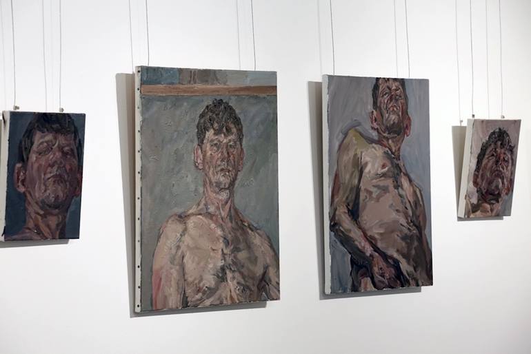 Original Figurative People Painting by Slawek Gora