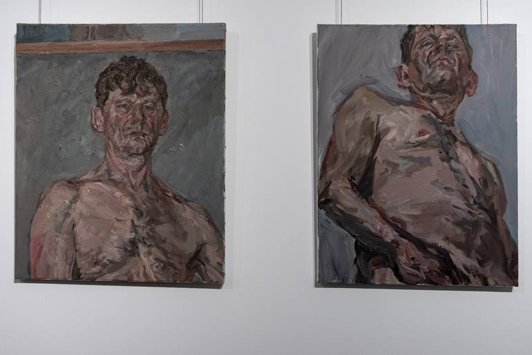 Original Figurative People Painting by Slawek Gora