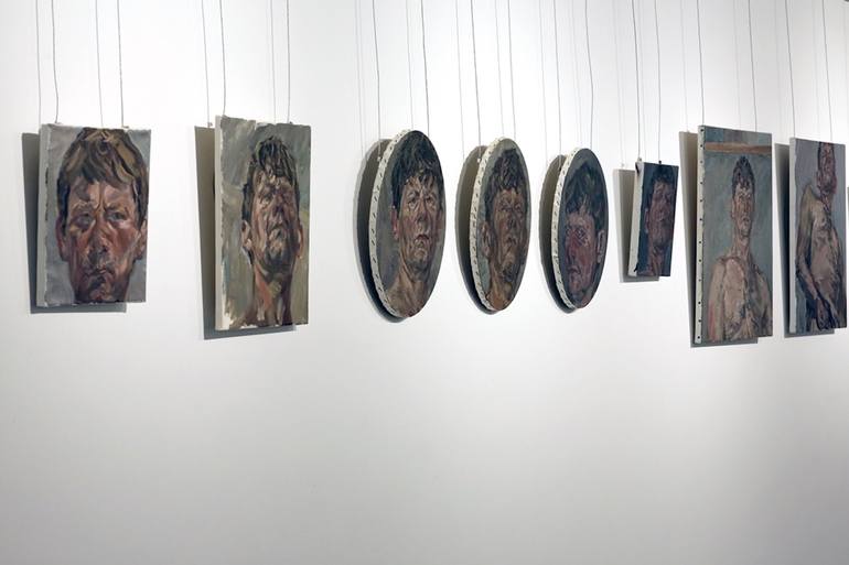 Original Figurative People Painting by Slawek Gora