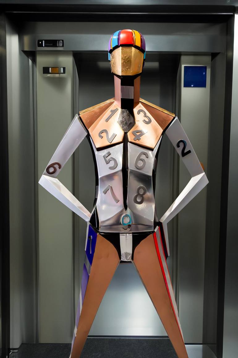 Original Abstract Body Sculpture by Shaz Bilyard
