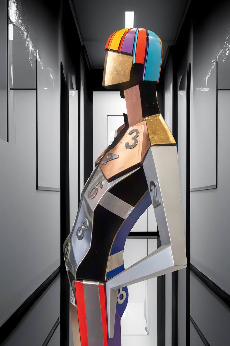 Original Abstract Body Sculpture by Shaz Bilyard