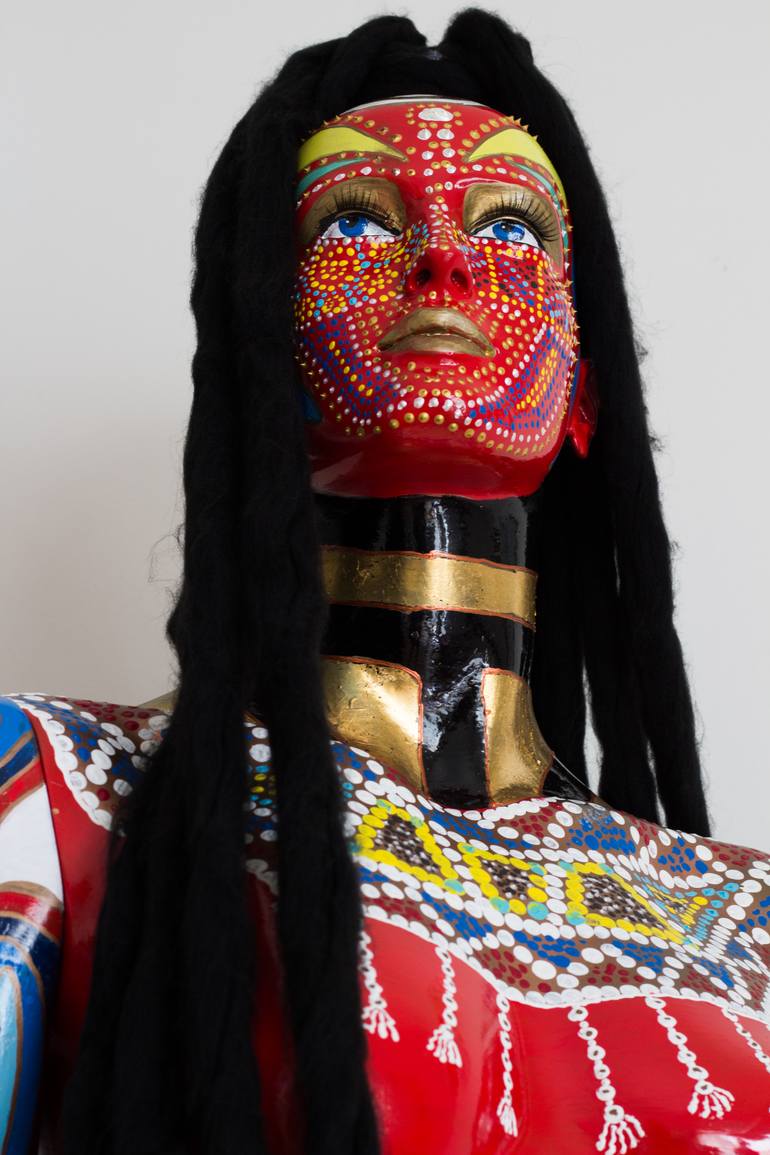 Original Abstract Body Sculpture by Shaz Bilyard