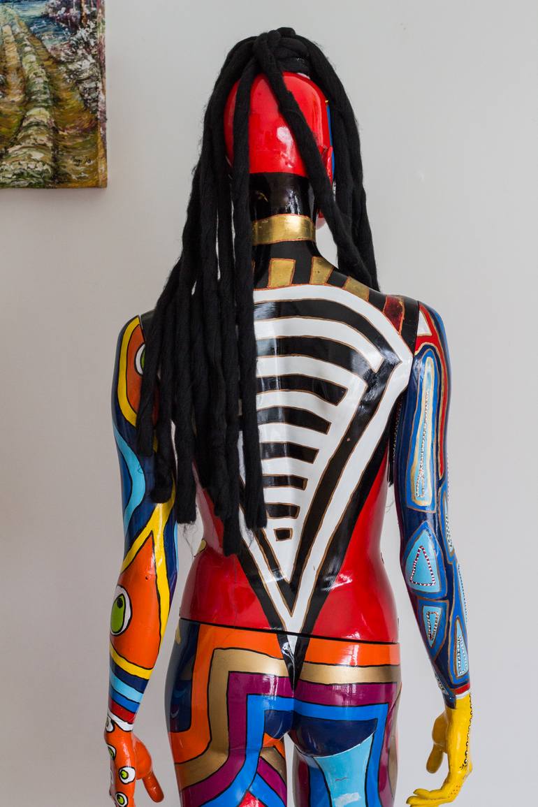 Original Abstract Body Sculpture by Shaz Bilyard